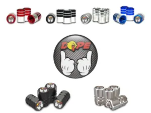 Tyre Valve Caps Trucks Racing Style